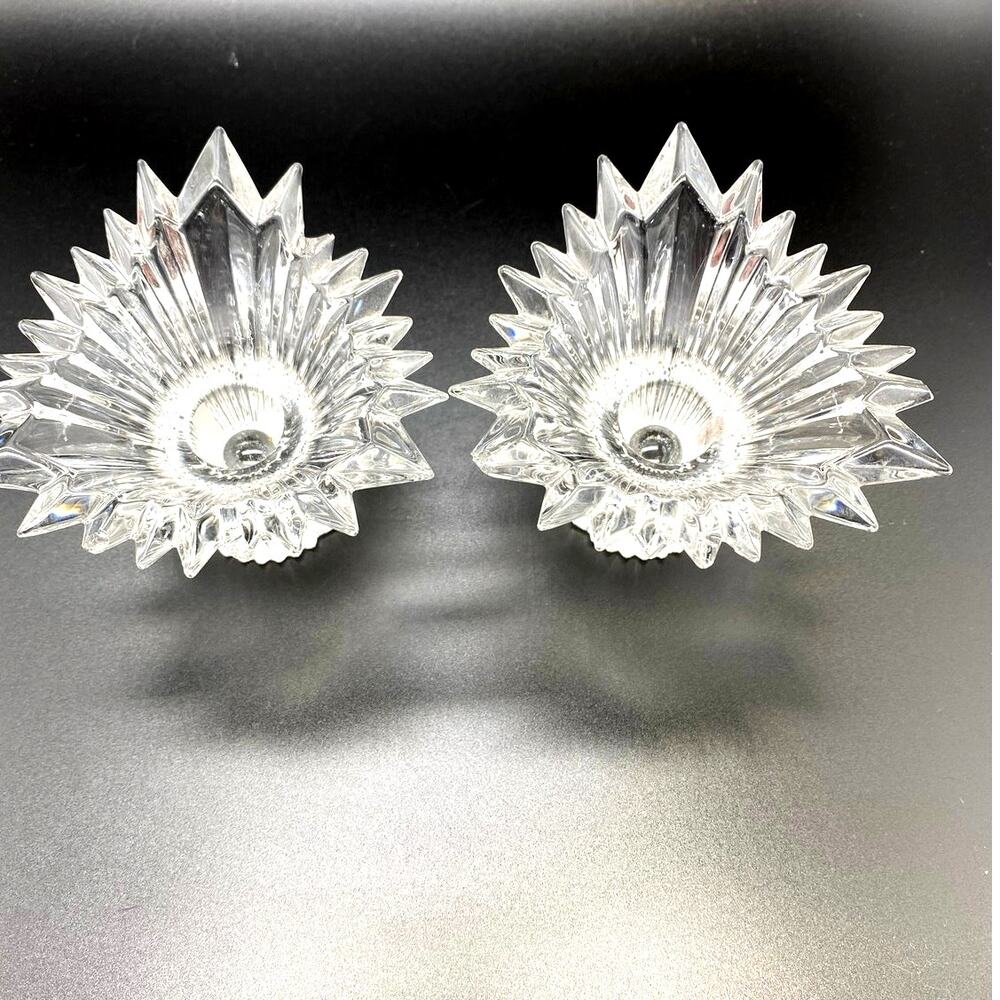 Vintage Crystal Dante Mikasa Candleholders set